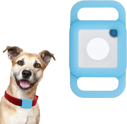 Silicone Case Cover for Tile Mate 2020 Tracker, 1 Pack Dog Collar Holder Compatible with Tile Mate 2020, Anti-Lost Protective Case for Pet Keychain Backpack Bag (GPS Finder Not Included)